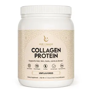Halal Certified Collagen Peptides Protein Powder – Hydrolyzed Bovine Collagen Type I & III – 18g Protein per Serving – Unflavored – Skin, Hair, Nails & Joint Support – 30/60 Servings top sell