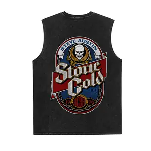 WWE Stone Cold Steve Austin  Vintage Tank 90s Graphic Sleeveless Tank Tops Men Vest Streetwear Outfits Men Vacation Outfits Sleeveless Shirt