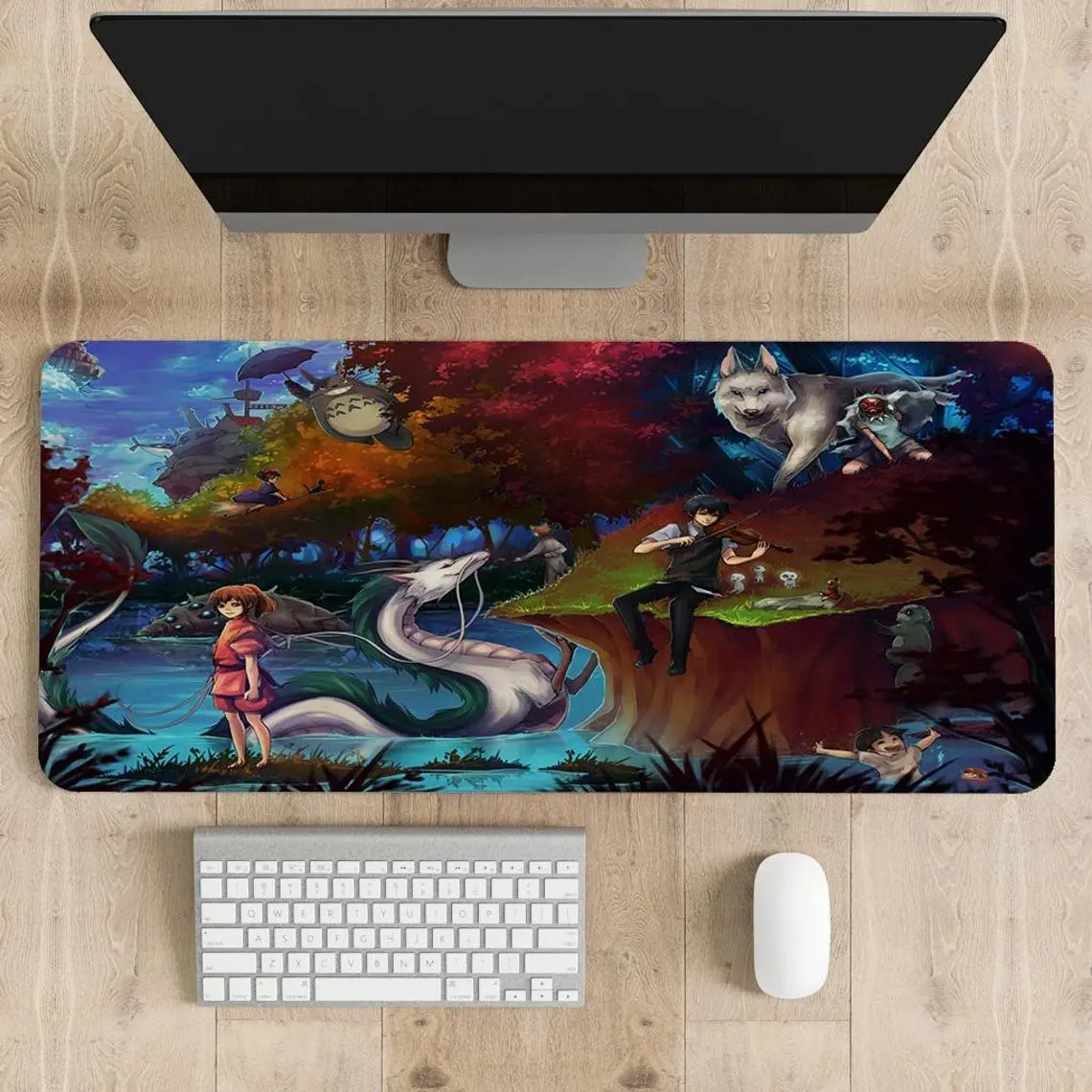 Spirited Away Mouse Pad | Different sizes Personalized Printing | Gaming Mouse Pad | Customized Mouse Pad | Game, Anime, Desk Mat