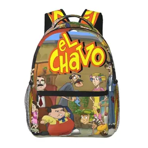 El Chavo all-over print large-capacity backpack for daily commuting, outdoor hiking, and business—cartoon casual merch laptop daypack school bag gift for women and men