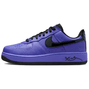 Nike Air Force 1 Low PB Kobe Bryant Edition Sneakers for Men and Women with Comfort Slip-Resistance and Durability Black Purple Colorway nike 2000 Stylish Basketball Shoes flats