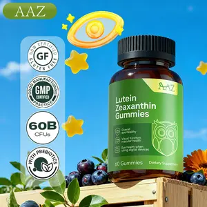 AAZ- 180 mg Lutein Gummies withZeaxanthin to support eye health Edible Dietary Optimum-afs1 Vitamin FitnessSupplement Healthcare