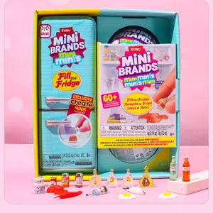 Cute Blue Mini Refrigerator, Creative Simulation Mini Fridge Surprise Ball Blind Box, Small Space Saving, Office Room Dorm Decor