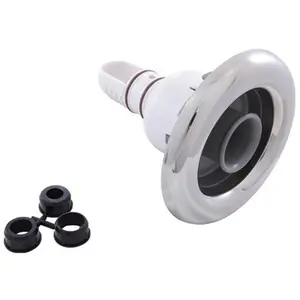 212 MAIN 5 in. Adjustable Smooth-Finish Gray Internal Bathroom Jet, Stainless Steel Escutcheon, Bathroom Fixtures Accessory