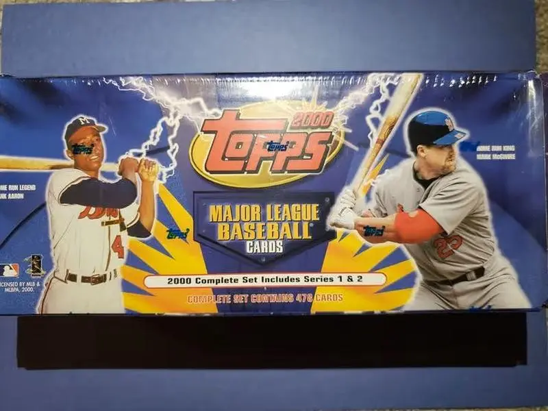 2000 Topps baseball complete set #1-478, Mickey MANTLE / Tony GWYNN (HOF)