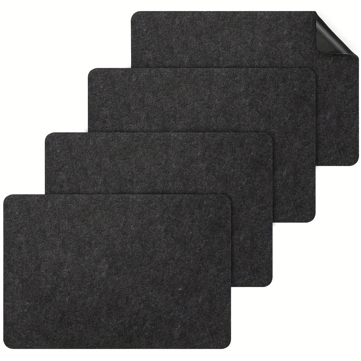 Heat Resistant Mat Set for Air Fryer, Non-Slip Counter Top Protector, Insulation Pad for Kitchen, Washable Heatproof Mats for Home Use, Worktop Protectors