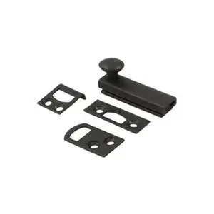 212 MAIN 2 in. Heavy Duty Solid Brass Surface Mount Security Bolt - Concealed Hidden Screw, Oil Rubbed Bronze Finish, Hinges for Sailing Water Sports Door Hardware