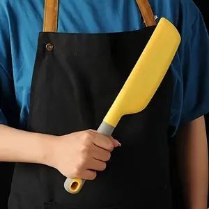 Extra-Large Silicone Spatula, Heat-Resistant Non-Stick Soft Tool for Cooking, Baking, Mixing and Scraping, Ergonomic Multipurpose Baking Essential, Baking Tools, Baking Utensils Supplies, Nonstick Baking Tool