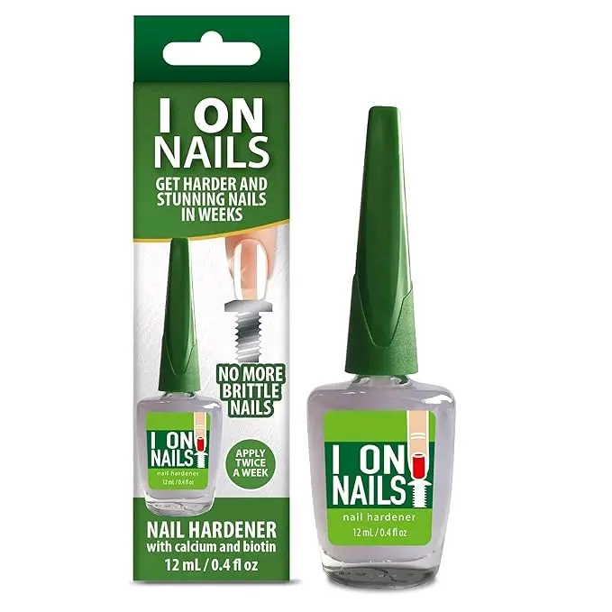 I On Nails Viral TikTok Nail Hardener 12ml - Strengthens & Nourishes Weak Nails with Calcium Biotin & Adipic Acid Fortalecedor de Uñas Debiles Manicure Uñas de Acero sohochic, Nail Care