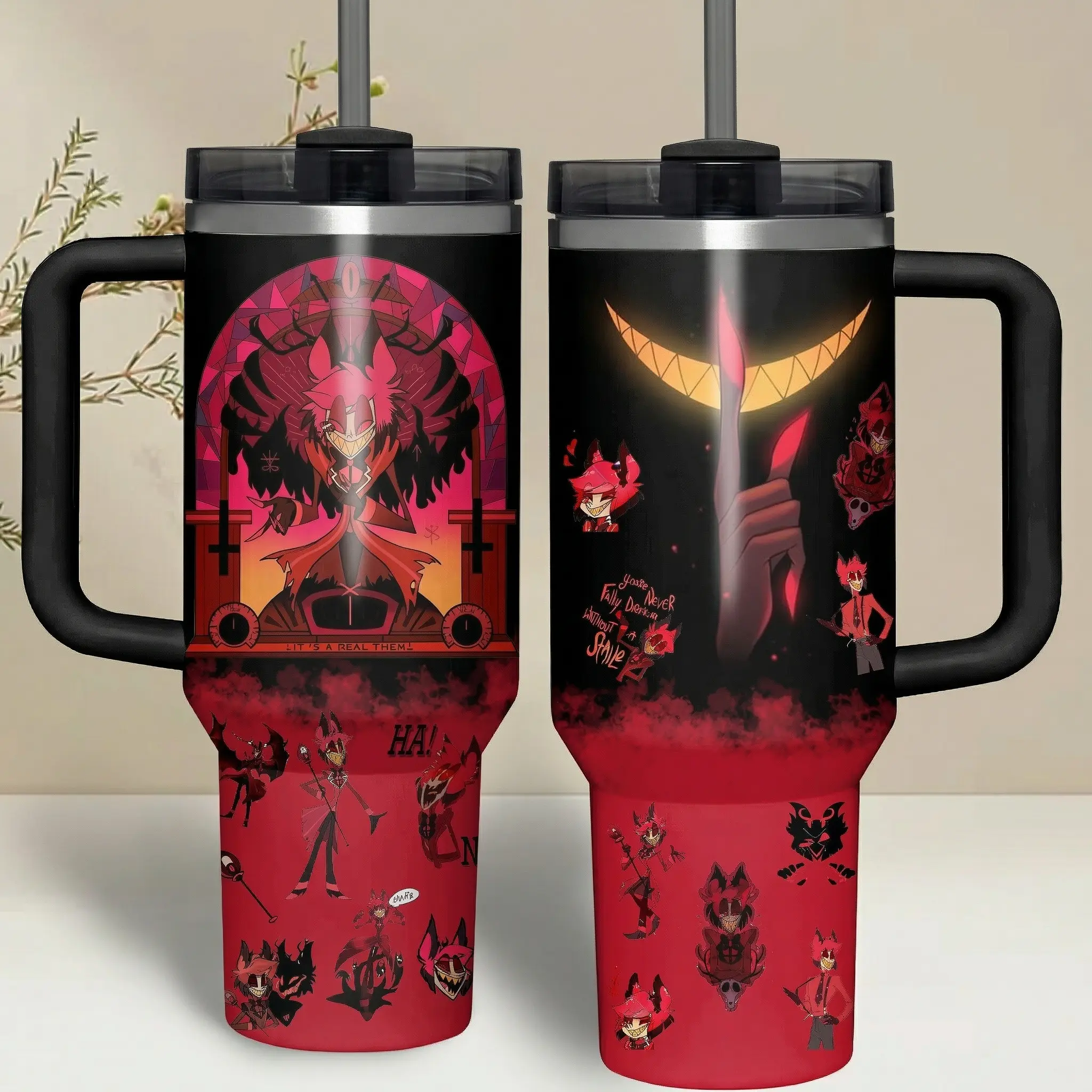 Hazbin Hotel Movies Custom Cup 40 oz 20 oz Tumbler With Handle