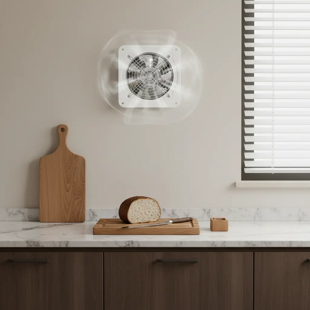 Wall Window Mount Exhaust Fan For Kitchen Bathroom Workshop Quiet Ventilation