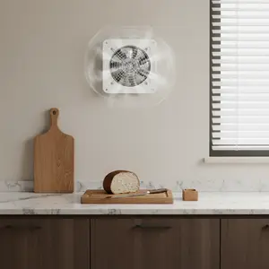 Wall Window Mount Exhaust Fan For Kitchen Bathroom Workshop Quiet Ventilation