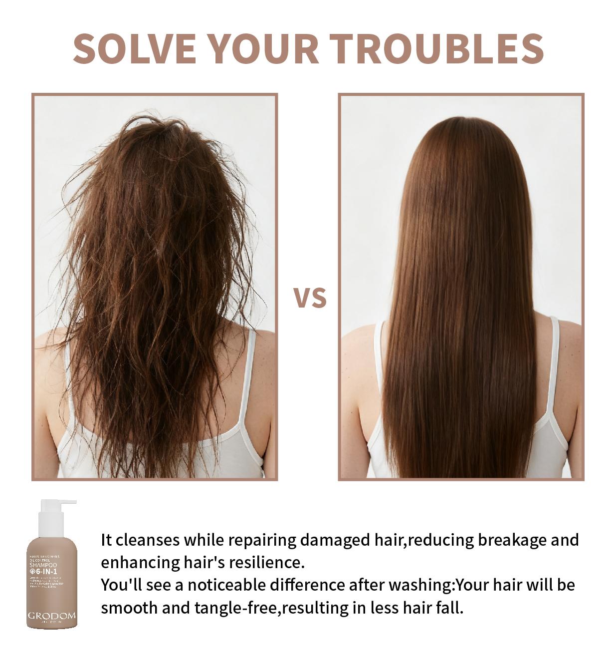 GRODOM Amino Acid Shampoo & Conditioner Set, Hair Growth & Loss Prevention, Argan Jojoba Oil Moisturizing, Sulfate-Free, Biotin Infused, Deep Repair for Color Treated & Permed Hair, Scalp Refreshing & Volumizing, 300ml x 2 GRODOM Amino Acid Shampoo & Conditioner Set, Hair Growth & Loss Prevention, Argan Jojoba Oil Moisturizing, Sulfate-Free, Biotin Infused, Deep Repair for Color Treated & Permed Hair, Scalp Refreshing & Volumizing, 300ml x 2