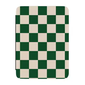 Casely Kindle Case | Fit Check | Green Checkerboard