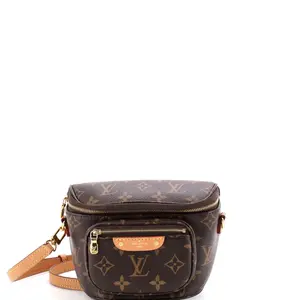 Pre-owned Louis Vuitton material Belt Bags Bum Bag Monogram Canvas Mini by Rebag
