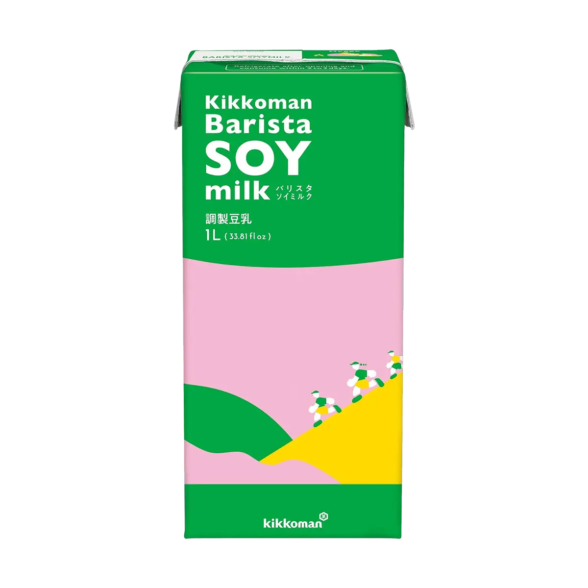 Kikkoman Barista Soy Milk 1L - Ultra Smooth for Lattes & Coffee Drinks, Unsweetened Plant-Based Milk Alternative