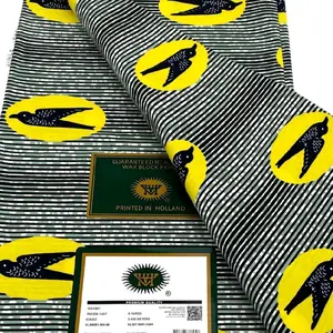 Authentic African Print 100% Cotton 6yards