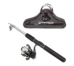Wakeman Fishing Rod &Reel Combo Spinning Reel Telescopic Pole