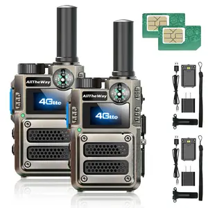 Nationwide USA 2025 Standard Global Portable Walkie-Talkie with USB Charger Cable, 10000 Mile Intercom for Family Hiking, Durable 2 Way Radio Rapid radios unlimited range