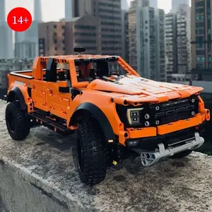 2025 New Technical Super Pickup Building Blocks Toy Car Children and Boys Birthday Gifts Toy Party Gifts 1379PCS Building Block Sets Building Kit