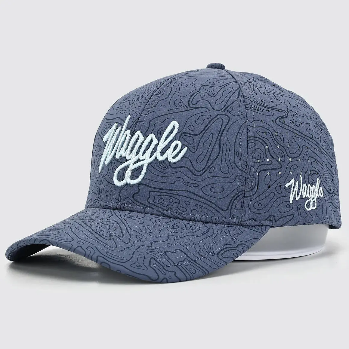 Waggle Low-Profile Snapback Hat - Loon Lake Topographic