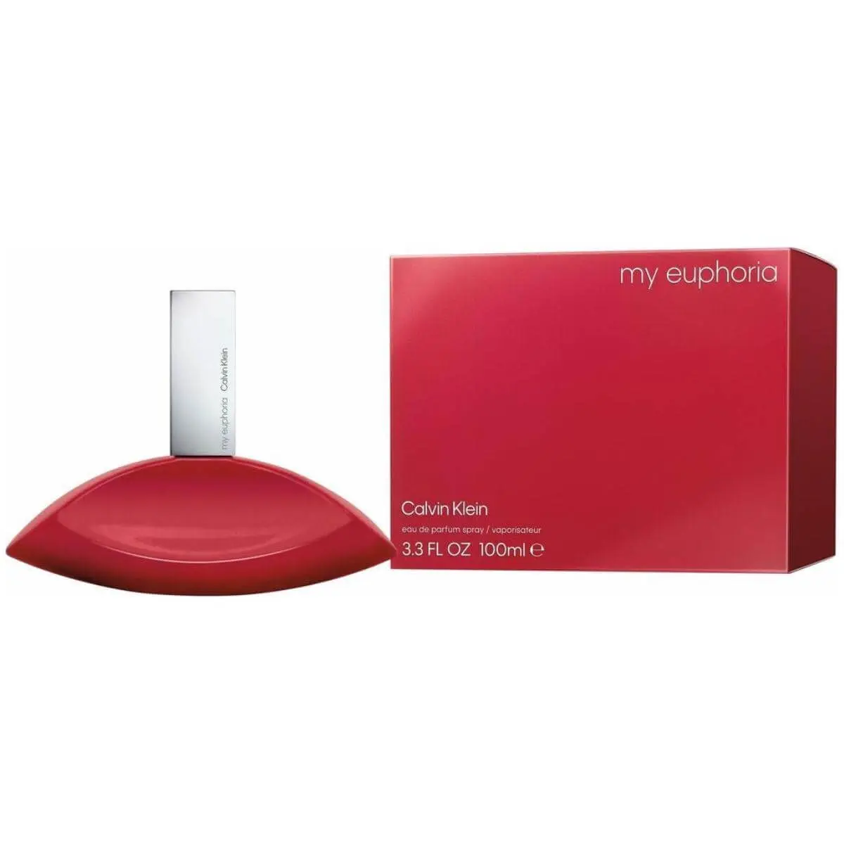 Calvin Klein My Euphoria Eau de Parfum for Women, Fruity Floral Scent with Blackcurrant, Orchid & Tuberose, 3.3 fl oz, Edp Fragrance