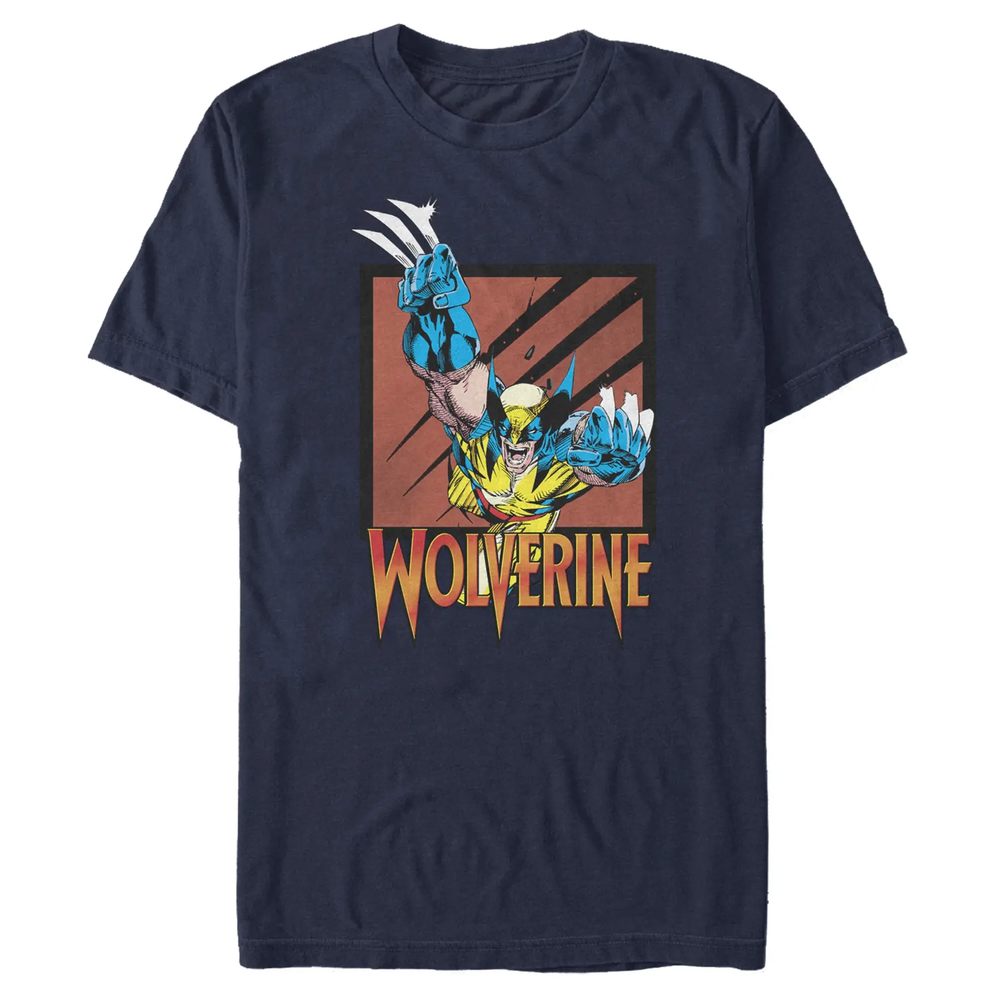 Men's Marvel Wolverine Claw Portrait T-Shirt