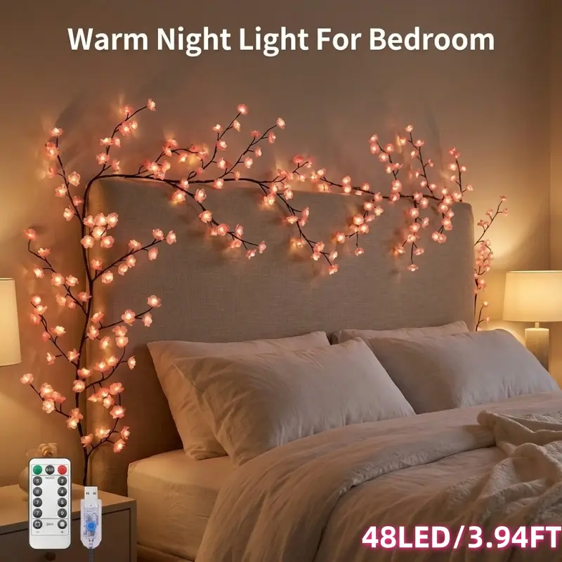 1.2M 48LEDs-Cherry Blossoms