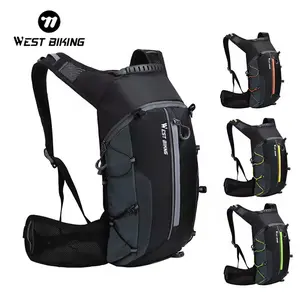 WEST BIKING 10L Ultralight Portable Folding Bicycle Backpack Pouch Breathable Waterproof Hiking Rucksack Water Bag Bike Backpack