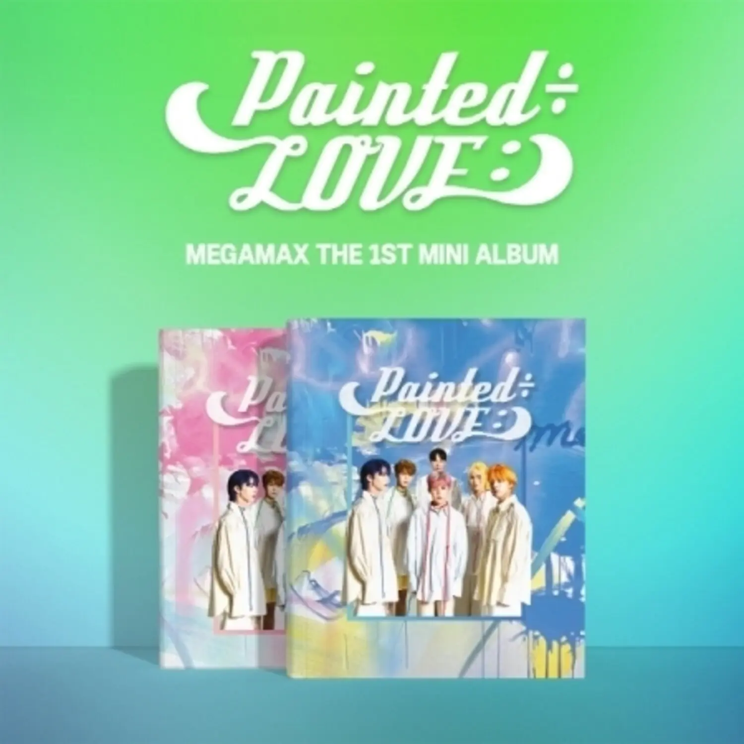Megamax - Painted / Love:) (Random Cover) (incl. 72pg Photobook, Photocard, Postcard + 20pg Lyric Book)  [COMPACT DISC - CD] Postcard, Photo Book, Photos, With Book, Asia - Import