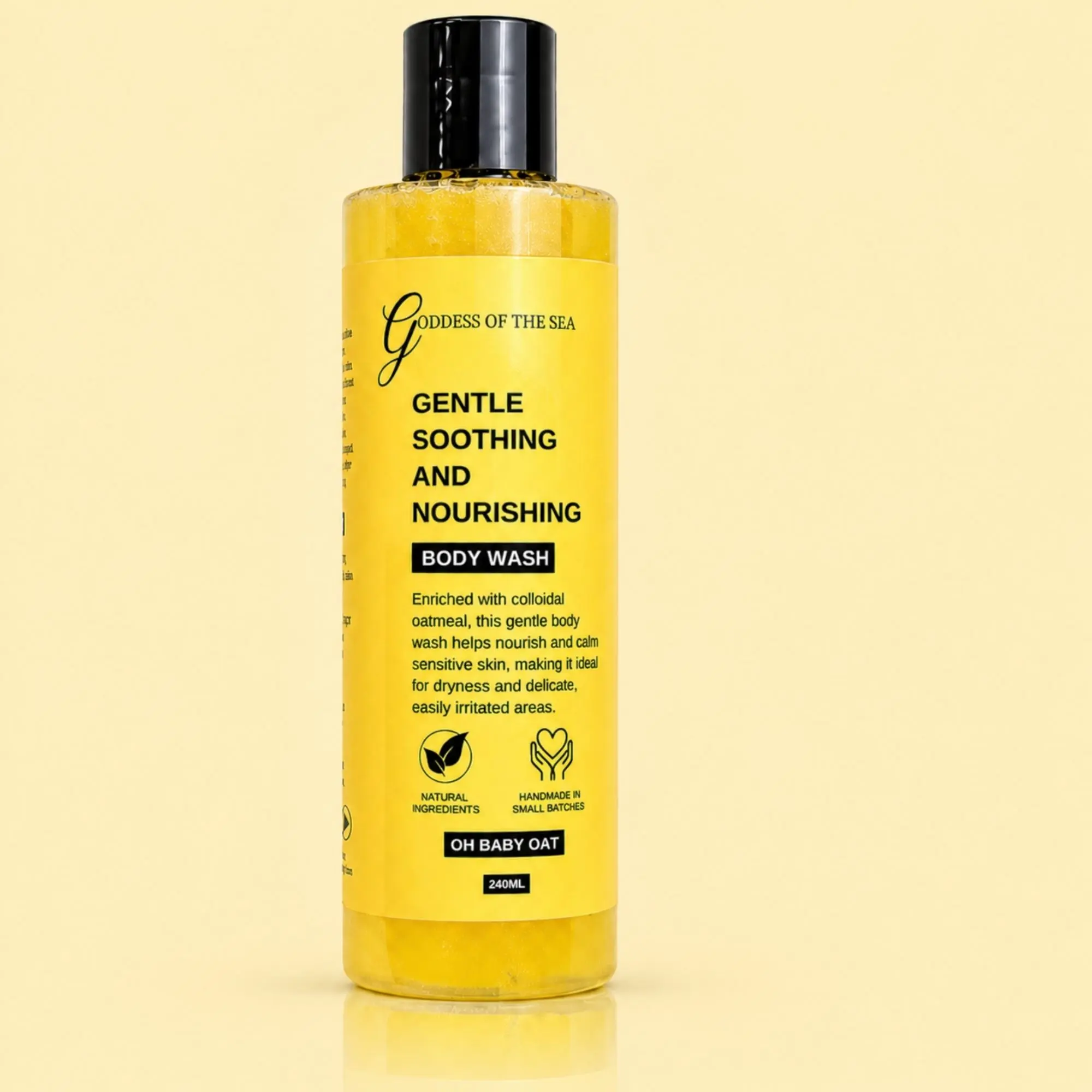 Oh Baby Oat Body Wash – Gentle Oat Cleanse, Soft Smooth Skin, Long-Lasting Baby Powder Fresh Scent