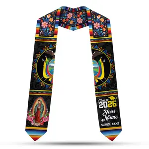 Personalized Ecuadorians American Graduation Sash 2026, Ecuadorians Graduation Stole