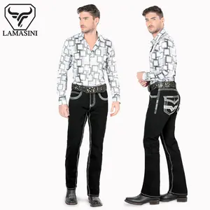 LAMASINI JEANS 1851, MODERN BOOT CUT.