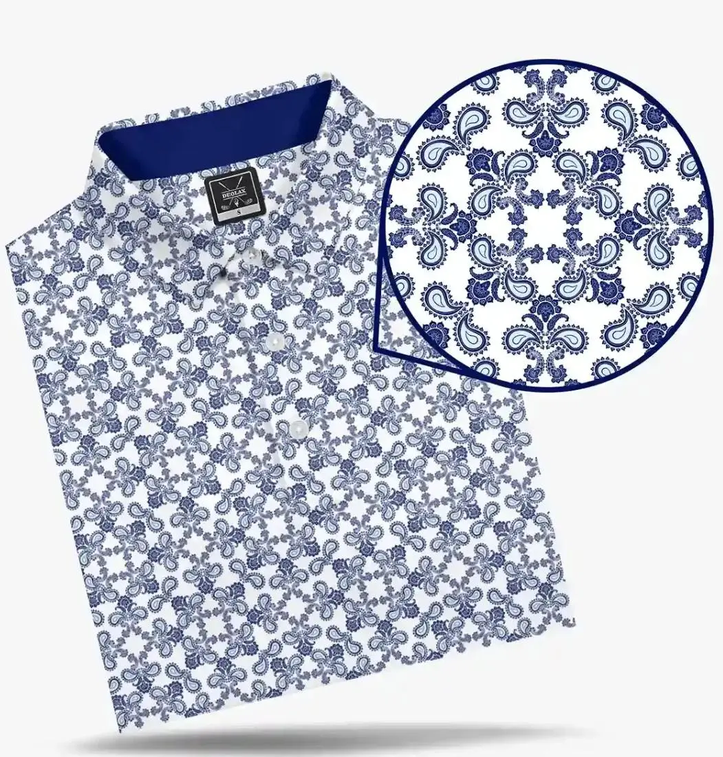 Deolax Brand - Maverick Paisley Polo. Gifs For Men