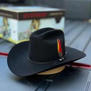 STETSON RANCHER - (6X) FUR COWBOY HAT BLACK