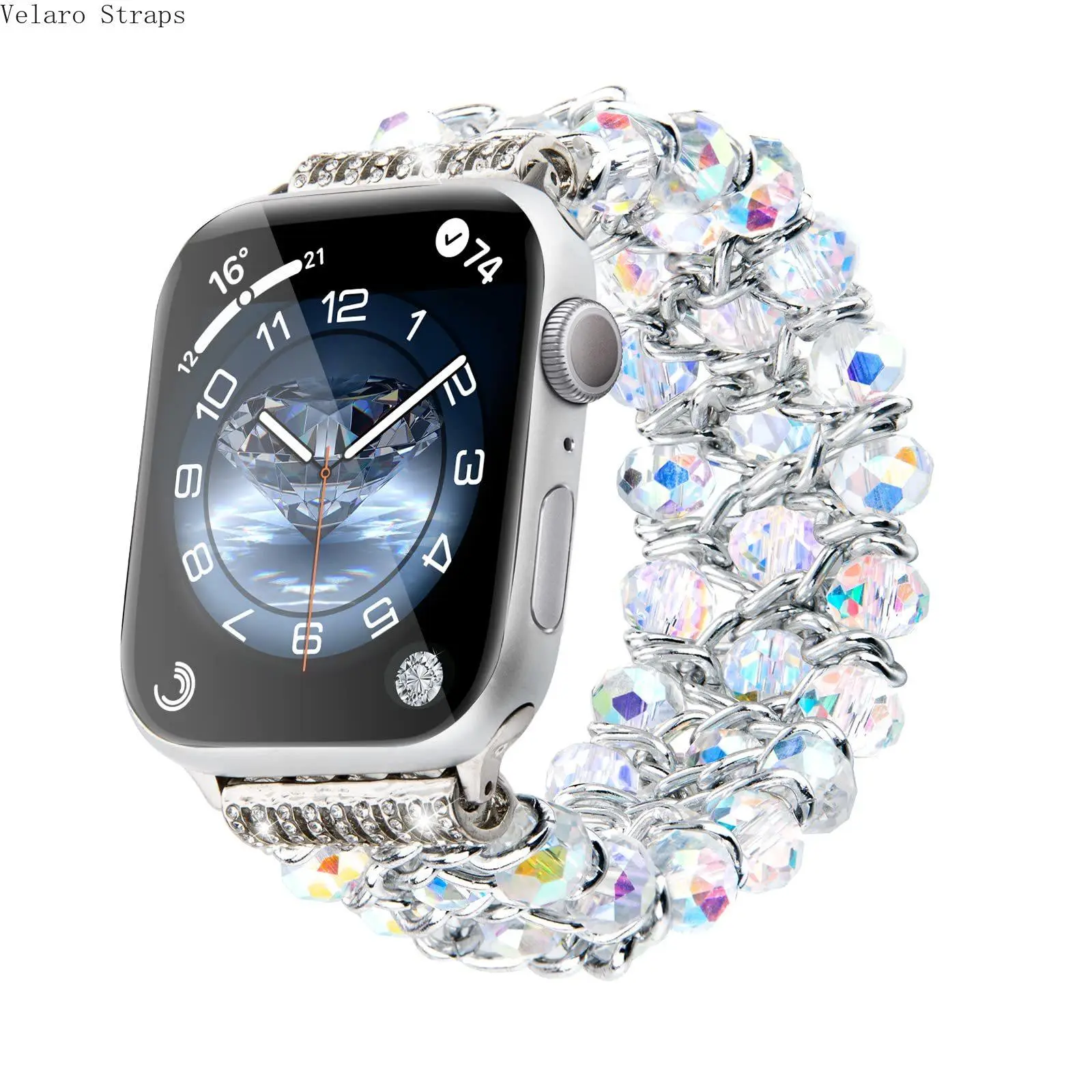 Aurora Crystal Beaded Bracelet Watch Band for Apple Watch