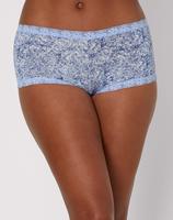 White/High As The Sky Blue Soft Focus Floral Print