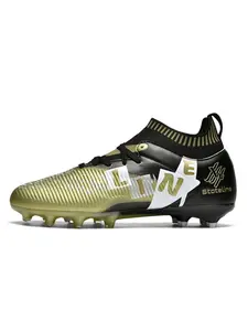 Boys Girls Football Shoes for Hard Ground, Unisex Artificial Grass Sports Shoes for Indoor Outdoor Track & Field Competitions