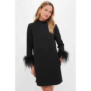 Black Feather Mod Ellie Dress