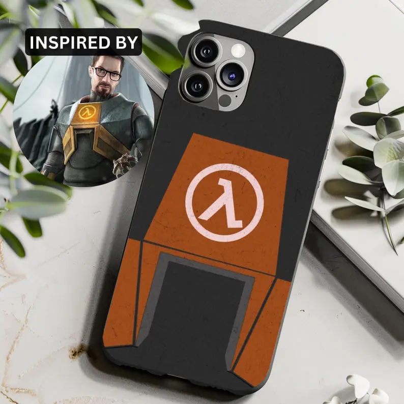 Gordon Freeman Tough Case Half Life Phone Cover,  Video Game Fan Gift, Tough Phone Cases Fit for iphone 12,13,14,15,16 pro max iphone 16 pro max cases