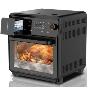 OUNIN Combi Steam Oven Countertop 16QT Capacity 11-in-1 Air Fryer Toaster Oven Combo with Bake, Steam, Roast, Dehydrate, Dual Cook, 90–430°F, Stainless Steel