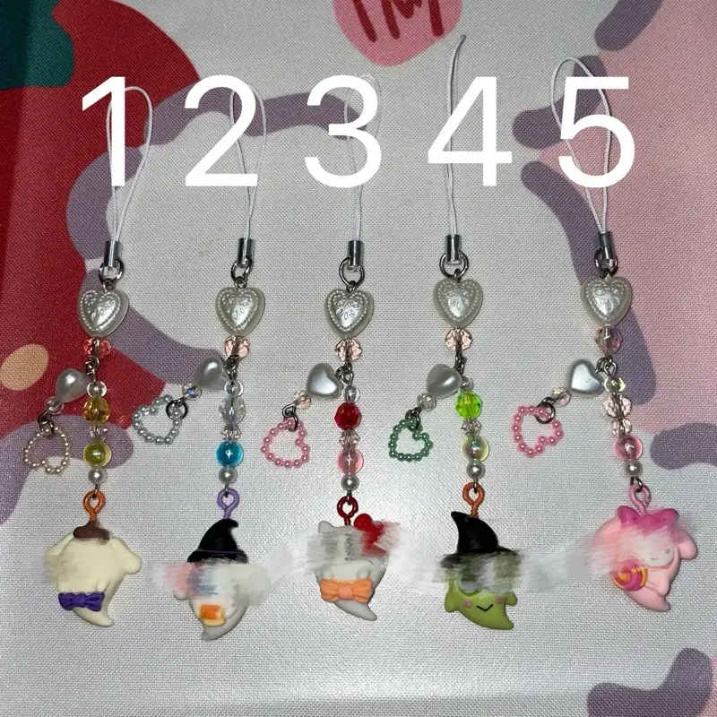 Halloween collection boo keychain/bag charm/phone charm