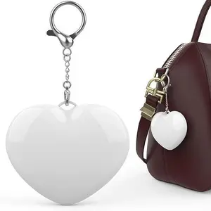 JointlyCreating Heart-Shaped Keychain USB Night Light Touch-Activated Portable Mini Lamp Compact & USB Powered for Home Office On-the-Go