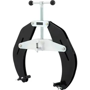 Pipe Clamp 5-12 Inch, High Strength Ultra Clamp With Quick Acting Screws, Steel Pipe Alignment Tool, Lightweight Ergonomic Design, Heavy Duty Construction, Black Finish For Welding, Assembly, And Metalworking Projects