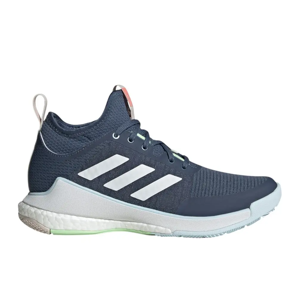 adidas Womens Crazyflight Mid Volleyball Volleyball Sneakers Shoes - Blue