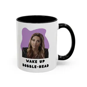 Coffee Mug, Funny Mary Cosby Wake Up Bobble Head Quote Bravo RHOSLC Housewives Franchise, 11oz, Gift for Housewives Fans, Morning Coffee