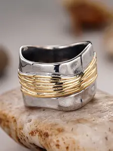 1 PC Glamorous Statement Multi Ring For Women For Valentine's Day Gift Wedding Anniversary Party Jewelry Statement Rings