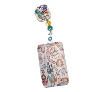 Badge Reel /Buddy Sets WITH BEADS