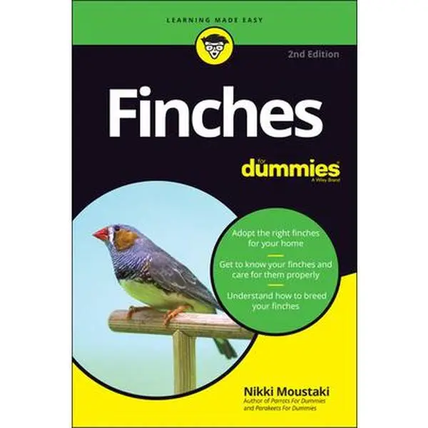 USED-Finches for Dummies by Moustaki, Nikki (Paperback)