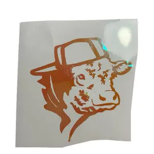 Cow with a backwards hat decal Cow with a backwards hat decal